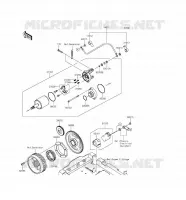 D&Eacute;MARREUR pour Kawasaki BRUTE FORCE 750 4X4I