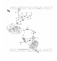 PEDALE DE FREIN pour Kawasaki BRUTE FORCE 750 4X4I
