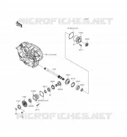 PIGNON CONIQUE AVANT pour Kawasaki BRUTE FORCE 750 4X4I