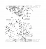 SUSPENSION ARRI&Egrave;RE pour Kawasaki BRUTE FORCE 750 4X4I