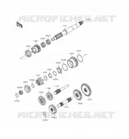 TRANSMISSION pour Kawasaki BRUTE FORCE 750 4X4I