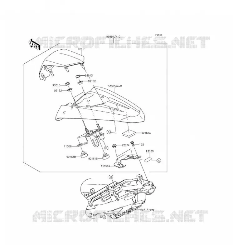 ACCESSOIRE (COUVRE SELLE) Kawasaki MOTOS 250 2016 Z250SL  BR250EGF