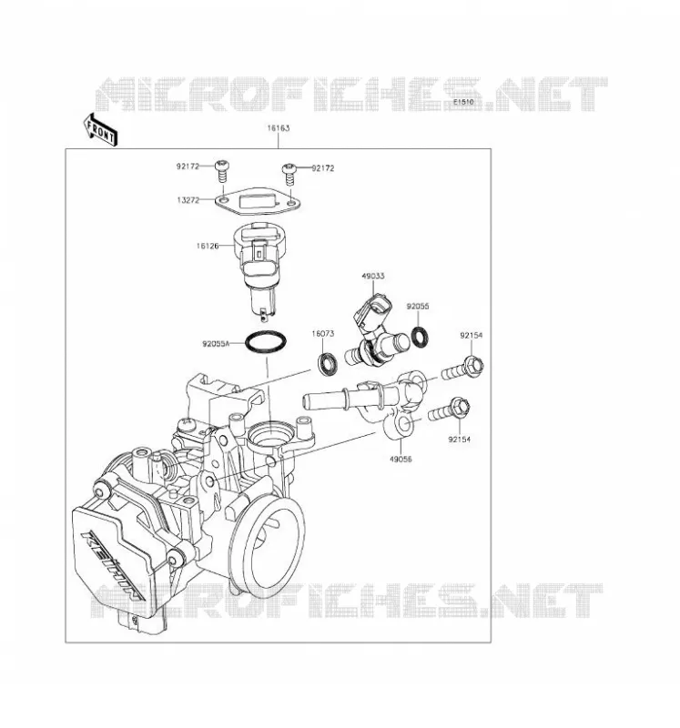 CARBU Kawasaki MOTOS 250 2016 Z250SL ABS  BR250FGF