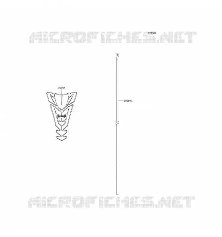 ACCESSOIRE(DECALS) Kawasaki MOTOS 250 2016 Z250SL ABS  BR250FGF
