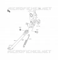 BEQUILLES pour Kawasaki NINJA 250SL