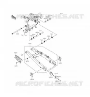 BRAS OSCILLANT pour Kawasaki NINJA 250SL