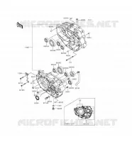 CARTER MOTEUR(S) pour Kawasaki NINJA 250SL