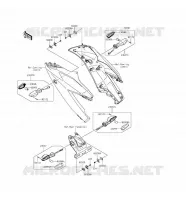 CLIGNOTANTS pour Kawasaki NINJA 250SL