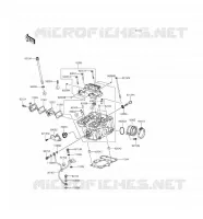 CULASSE pour Kawasaki NINJA 250SL
