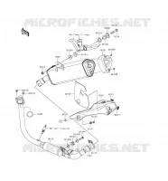 &Eacute;CHAPPEMENT pour Kawasaki NINJA 250SL