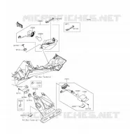 FEUX ARRI&Egrave;RE(S) pour Kawasaki NINJA 250SL