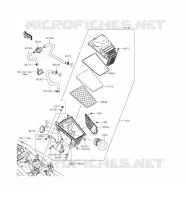 FILTRE A AIR pour Kawasaki NINJA 250SL