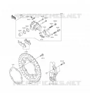 FREIN AVANT pour Kawasaki NINJA 250SL