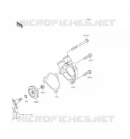 POMPE &Agrave; EAU pour Kawasaki NINJA 250SL