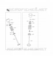 SOUPAPE pour Kawasaki NINJA 250SL