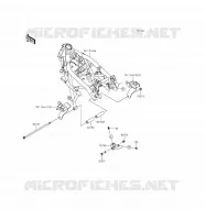 SUPPORT MOTEUR pour Kawasaki NINJA 250SL