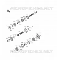 TRANSMISSION pour Kawasaki NINJA 250SL