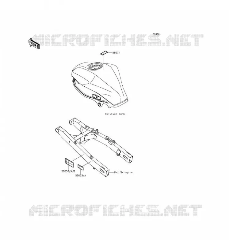 LABEL Kawasaki MOTOS 250 2016 NINJA 250SL ABS  BX250BGF