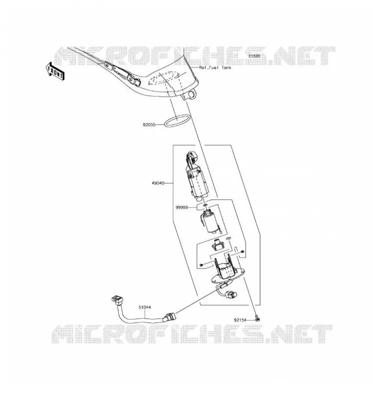 POMPE A ESSENCE Kawasaki MOTOS 650 2017 VULCAN S ABS  EN650DHFA