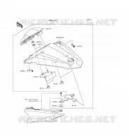 ACCESSOIRE (COUVRE SELLE) pour Kawasaki Z300 ABS