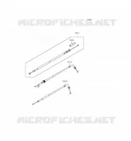 CABLES pour Kawasaki Z300 ABS