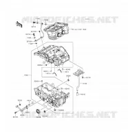 CARTER MOTEUR(S) pour Kawasaki Z300 ABS