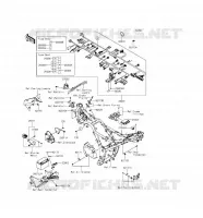 CHASSIS EQUIPMENT ELECTRIQUE pour Kawasaki Z300 ABS