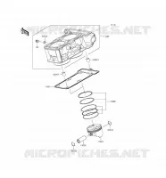 CYLINDRE/PISTON pour Kawasaki Z300 ABS