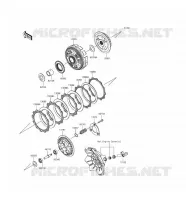 EMBRAYAGE pour Kawasaki Z300 ABS