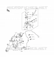MAITRE CYLINDRE AV pour Kawasaki Z300 ABS