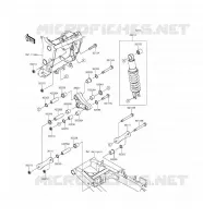 SUSPENSION/AMORTISSEUR pour Kawasaki Z300 ABS