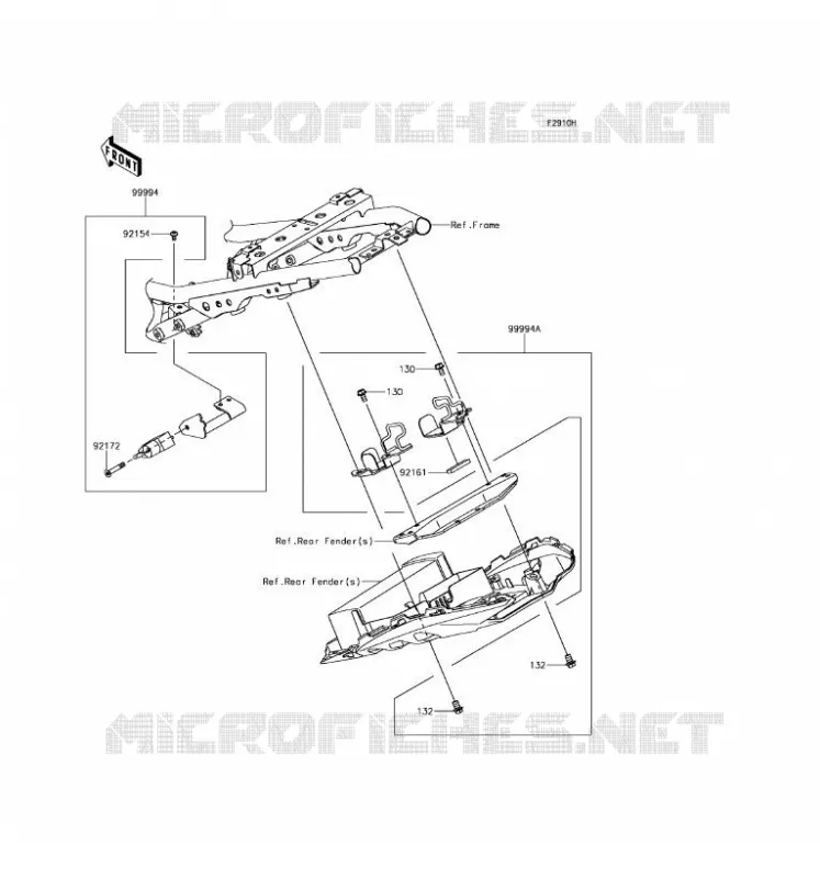 Accessory(U-Lock Bracket etc.) Kawasaki MOTOS 650 2017 Z650  ER650GHF