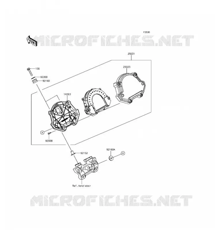 COMPTEURS Kawasaki MOTOS 650 2017 Z650 ABS  ER650HHF