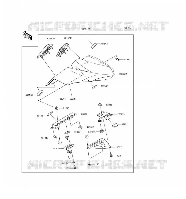 ACCESSOIRE (COUVRE SELLE) Kawasaki MOTOS 650 2017 Z650 ABS  ER650HHF
