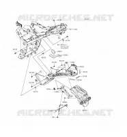 GARDE BOUE ARRI&Egrave;RE pour Kawasaki NINJA 300 ABS