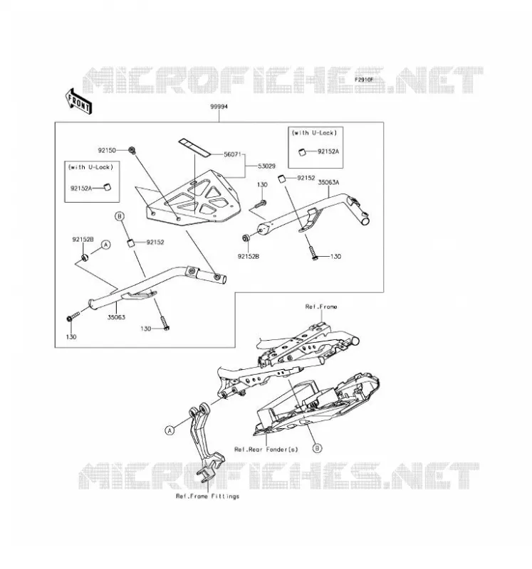 ACCESSOIRE (SUPPORT TOP CASE) Kawasaki MOTOS 650 2017 NINJA 650 ABS  EX650KHFA