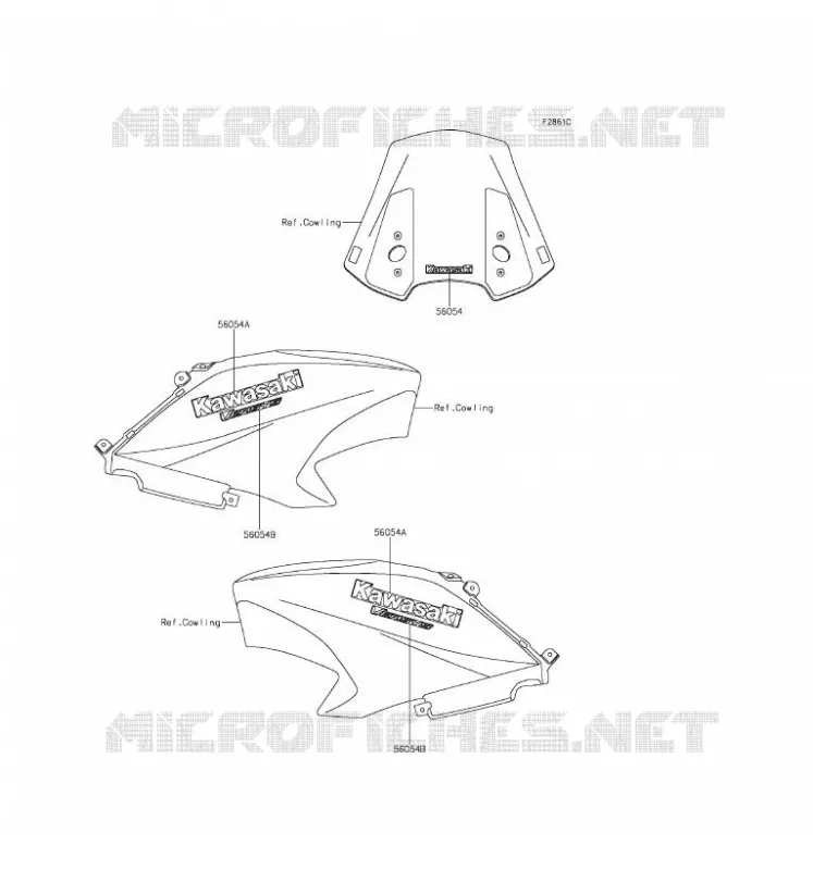 STICKER(ORANGE) Kawasaki MOTOS 650 2016 VERSYS 650  KLE650EGF