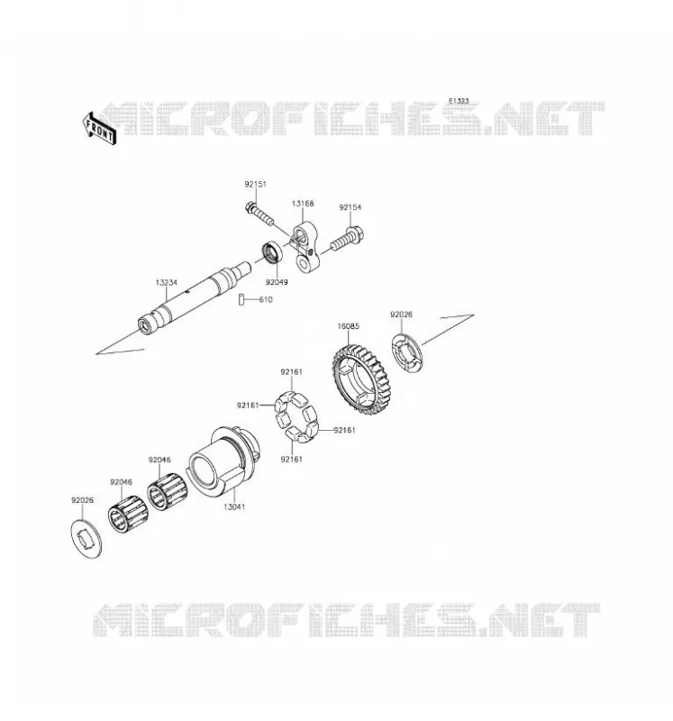 BALANCIER Kawasaki MOTOS 1000 2016 VERSYS 1000  KLZ1000BGF