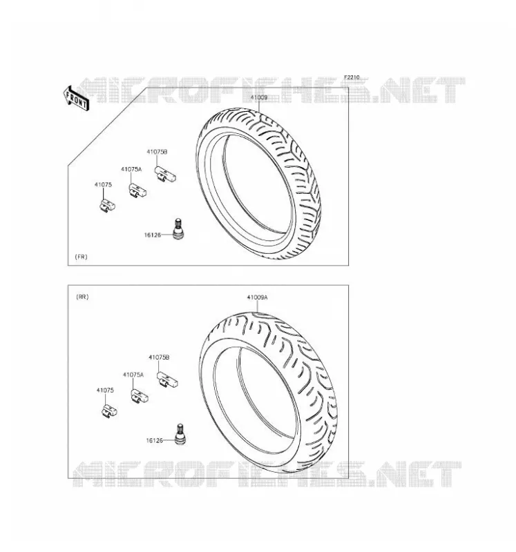 ROUE/PNEUS Kawasaki MOTOS 1000 2016 VERSYS 1000  KLZ1000BGF