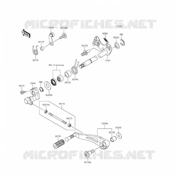 SELECTEUR Kawasaki MOTOS 1000 2016 VERSYS 1000  KLZ1000BGF