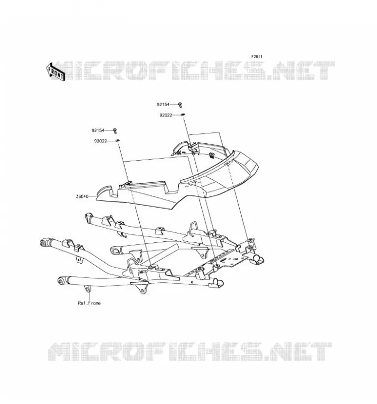 CACHE LAT&Eacute;RAL Kawasaki MOTOS 1000 2017 VERSYS 1000  KLZ1000BHF