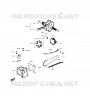 CYLINDRE/PISTON pour Kawasaki J125
