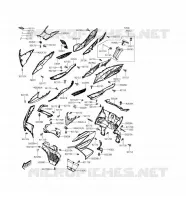 Leg Shield pour Kawasaki J125
