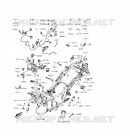 CHASSIS EQUIPMENT ELECTRIQUE pour Kawasaki J125 ABS
