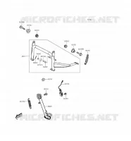BEQUILLES pour Kawasaki J300