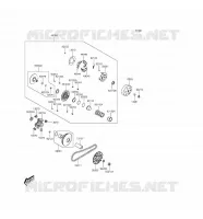 COURROIE pour Kawasaki J300