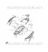 HOUSSE SELLE pour Kawasaki J300