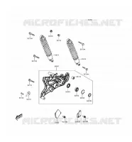 AMORTISSEUR pour Kawasaki J300