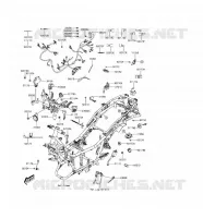 CHASSIS EQUIPMENT ELECTRIQUE pour Kawasaki J300