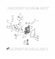 COUVERCLES MOTEUR pour Kawasaki J300